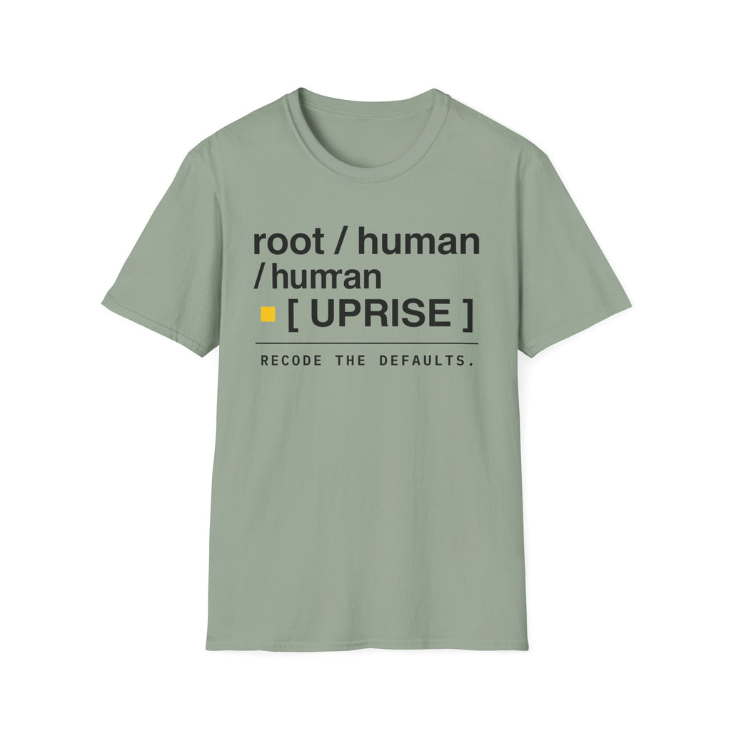 ROOT HUMAN UPRISE - Recode the Defaults T-Shirt