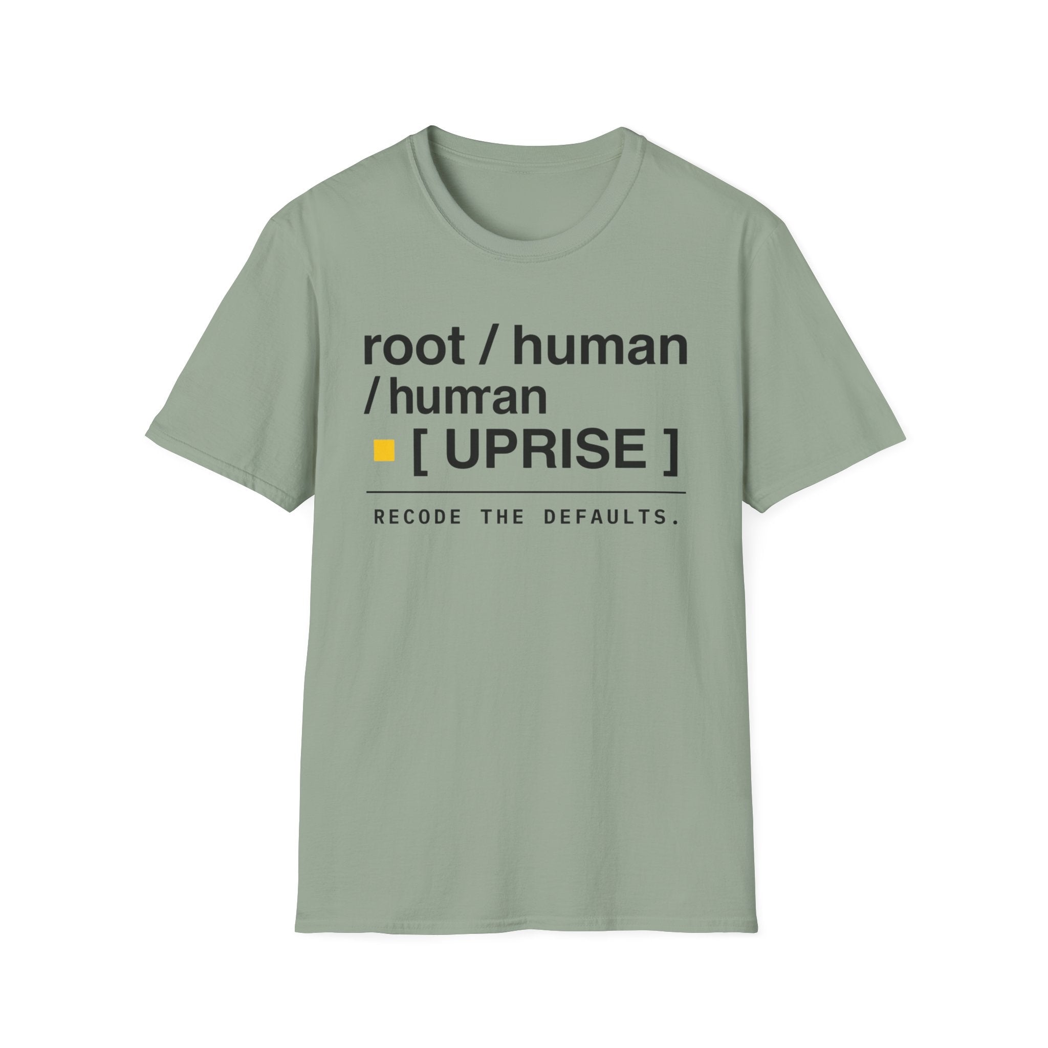 ROOT HUMAN UPRISE - Recode the Defaults T-Shirt