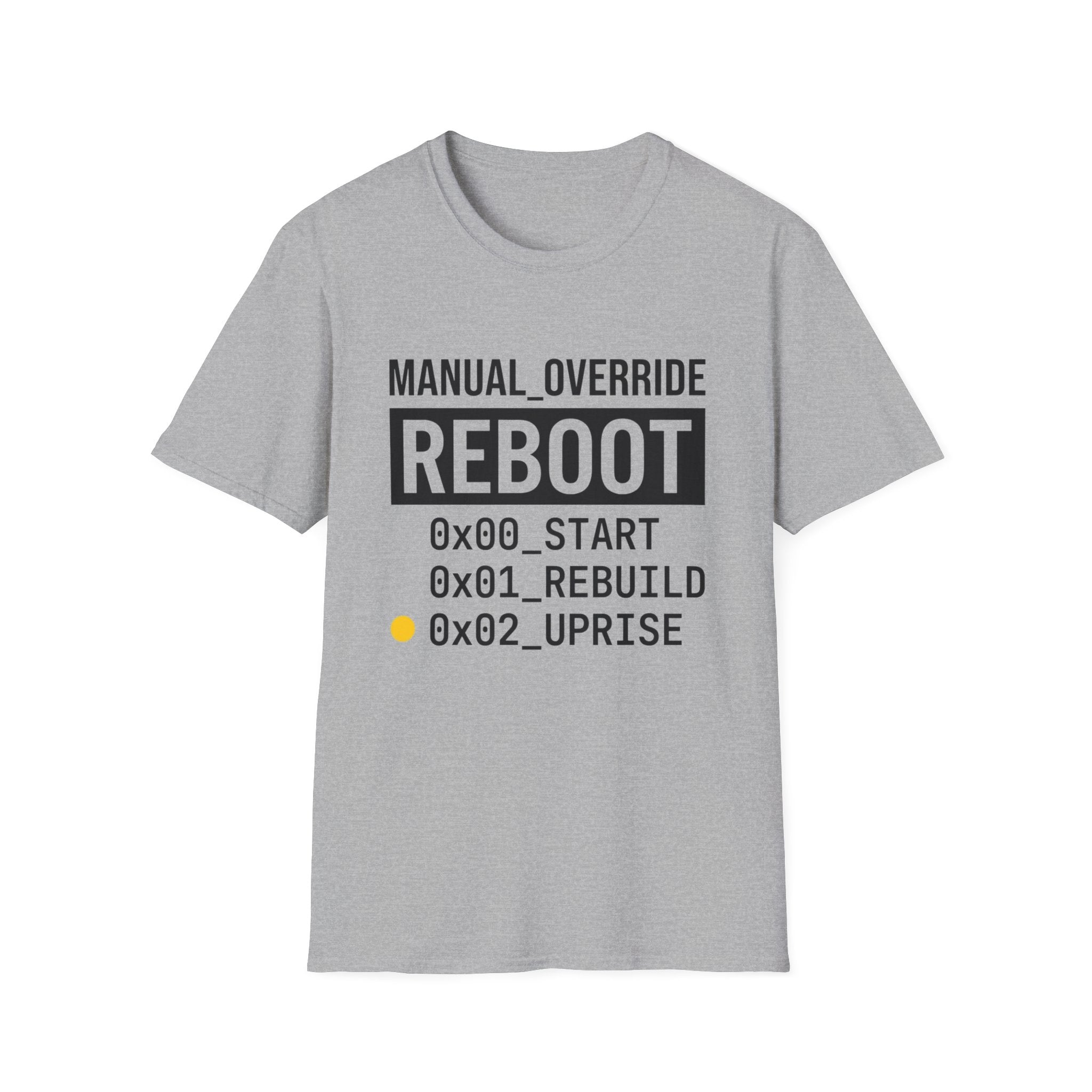 MANUAL OVERRIDE - Reboot T-Shirt