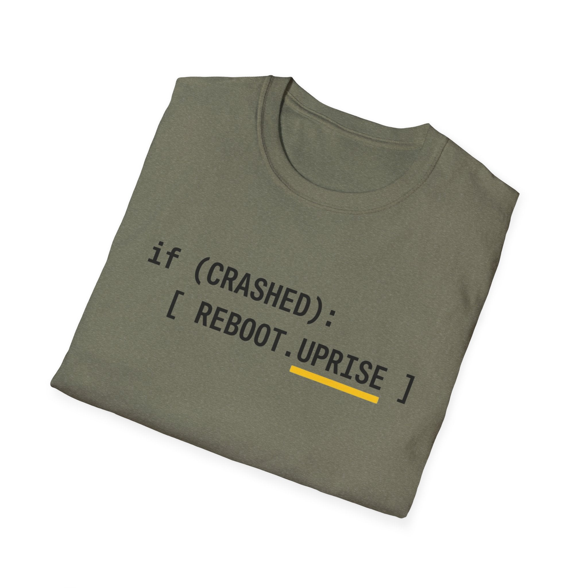 IF CRASHED: REBOOT. Uprise T-Shirt