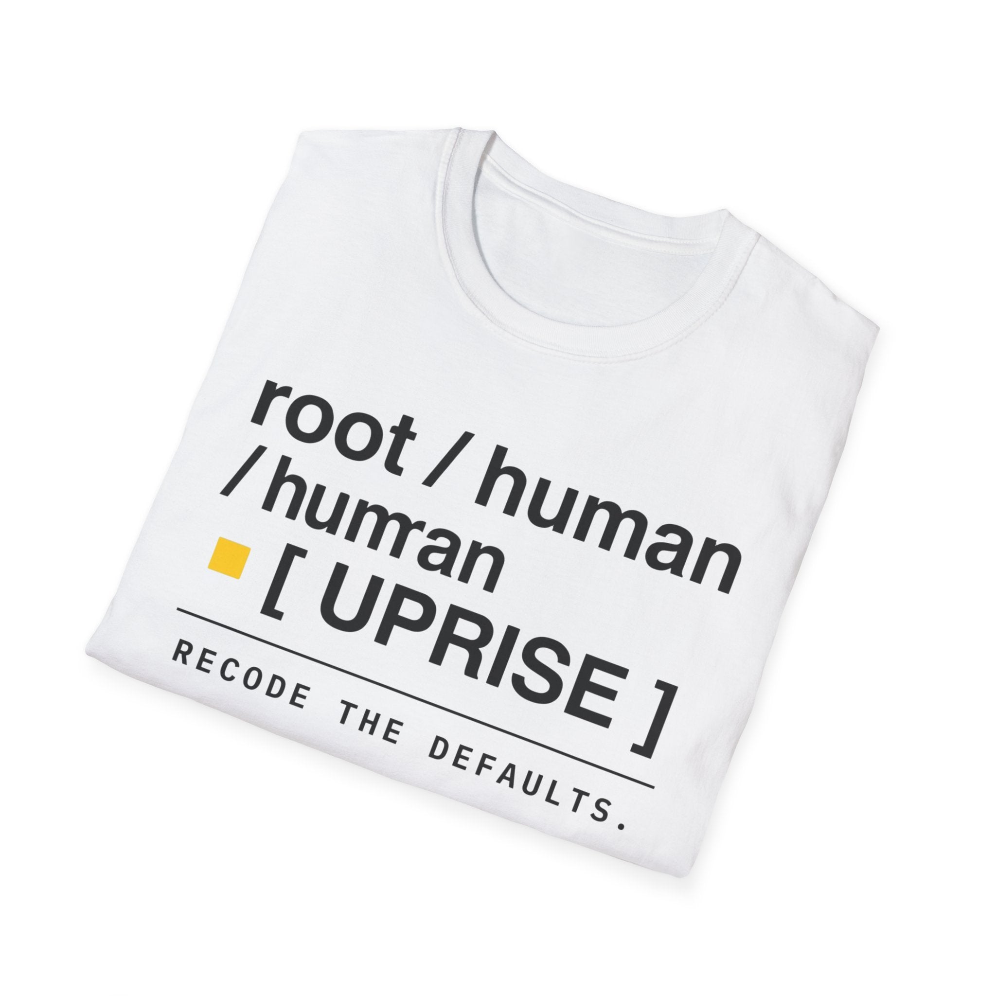 ROOT HUMAN UPRISE - Recode the Defaults T-Shirt