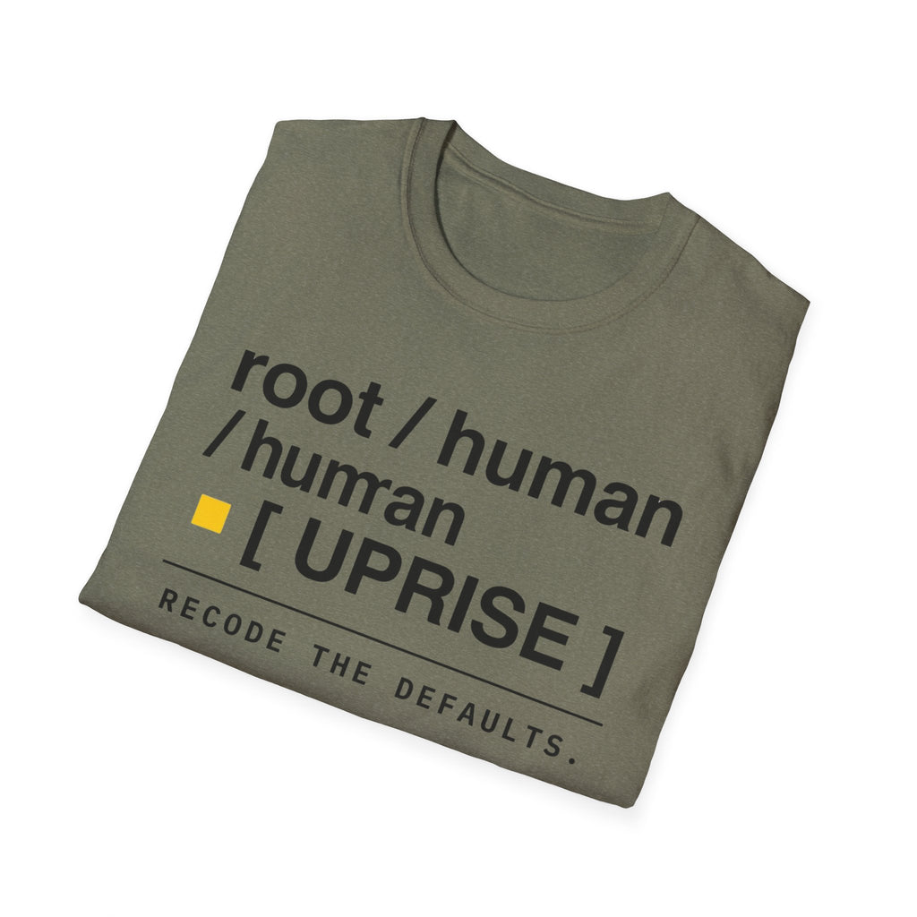 ROOT HUMAN UPRISE - Recode the Defaults T-Shirt
