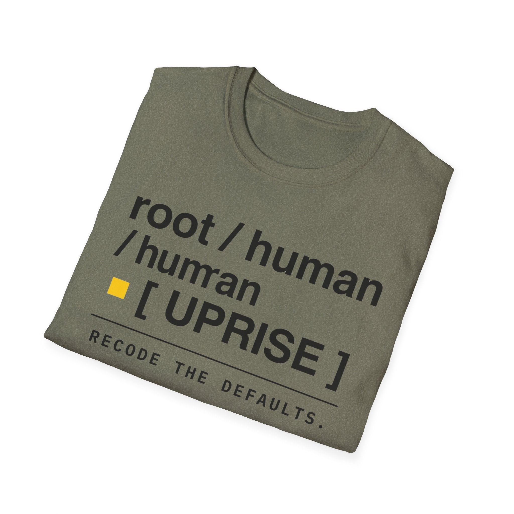 ROOT HUMAN UPRISE - Recode the Defaults T-Shirt