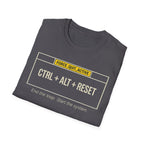 CTRL ALT RESET [Dark]  T-Shirt