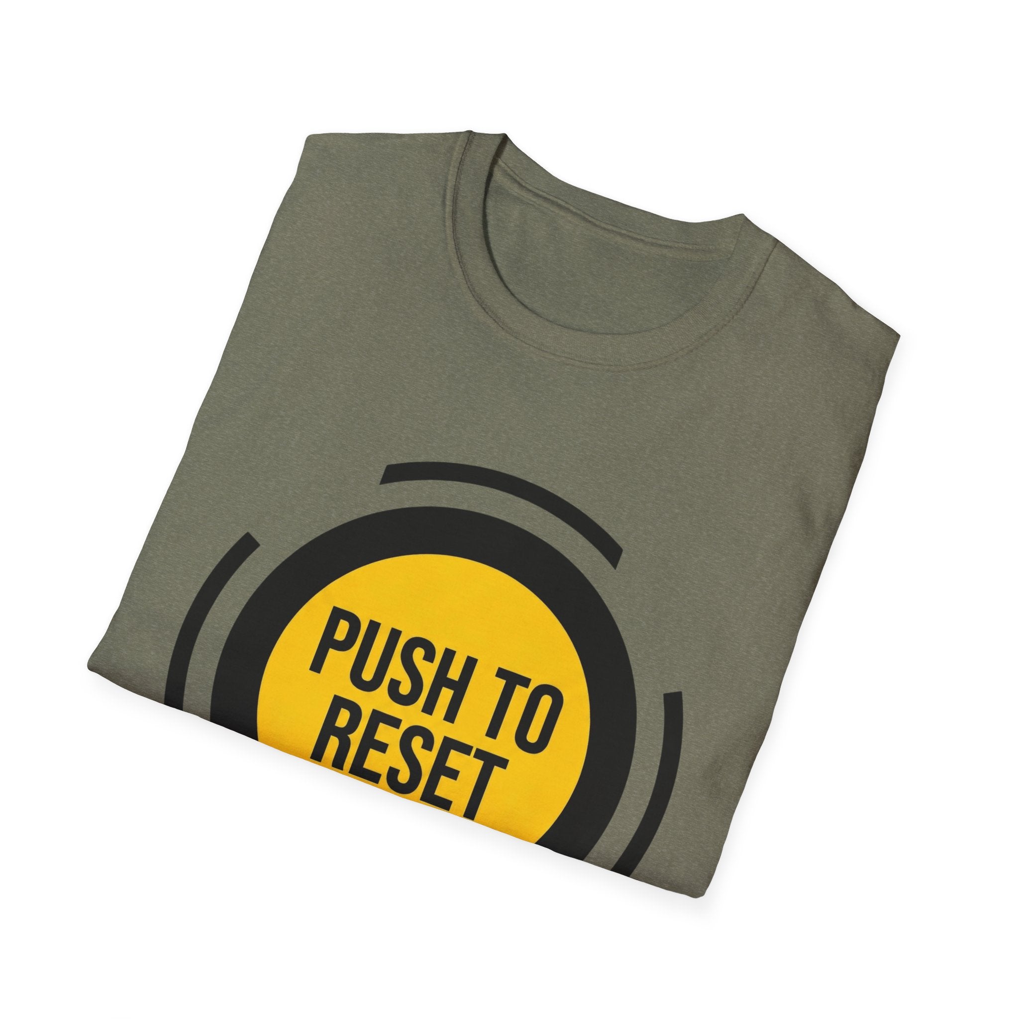 PUSH TO RESET - Control Button T-Shirt