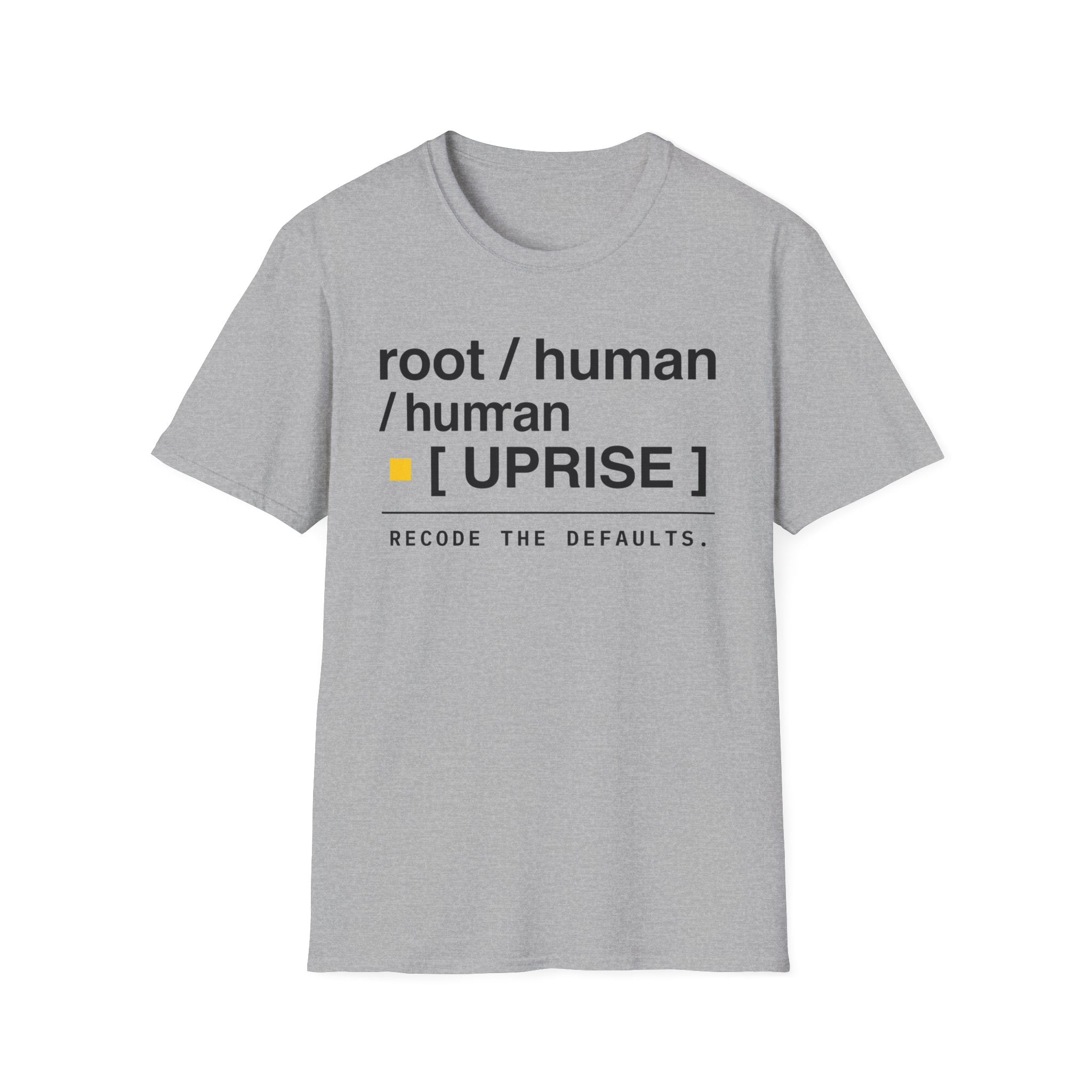 ROOT HUMAN UPRISE - Recode the Defaults T-Shirt