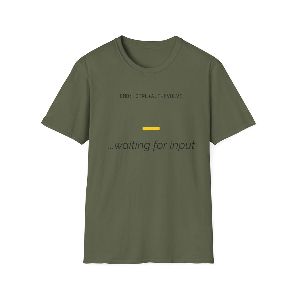CTRL ALT EVOLVE - Waiting for Input T-Shirt