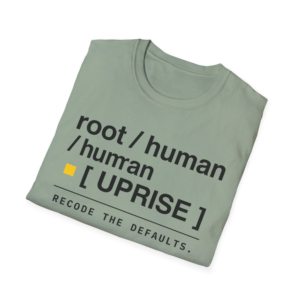 ROOT HUMAN UPRISE - Recode the Defaults T-Shirt