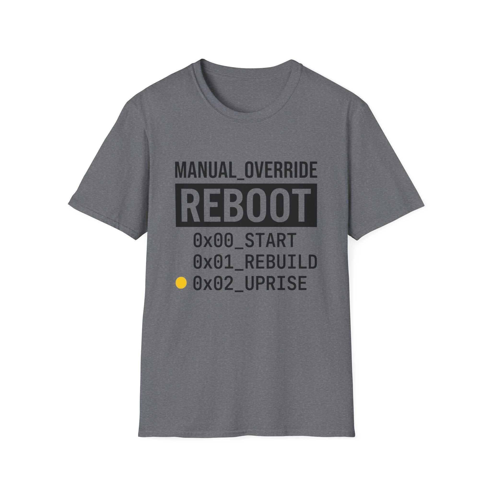 MANUAL OVERRIDE - Reboot T-Shirt