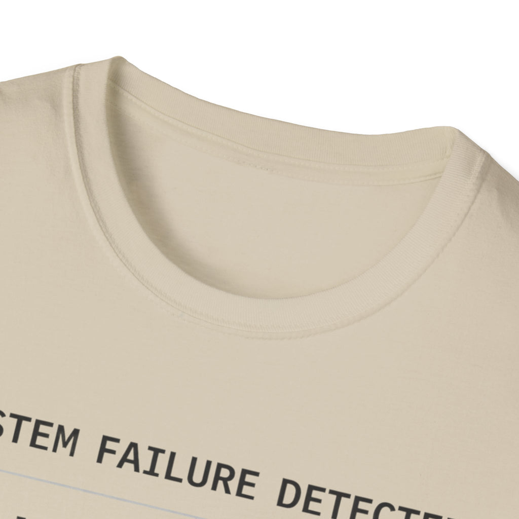 SYSTEM FAILURE DETECTED - Installing Growth T-Shirt