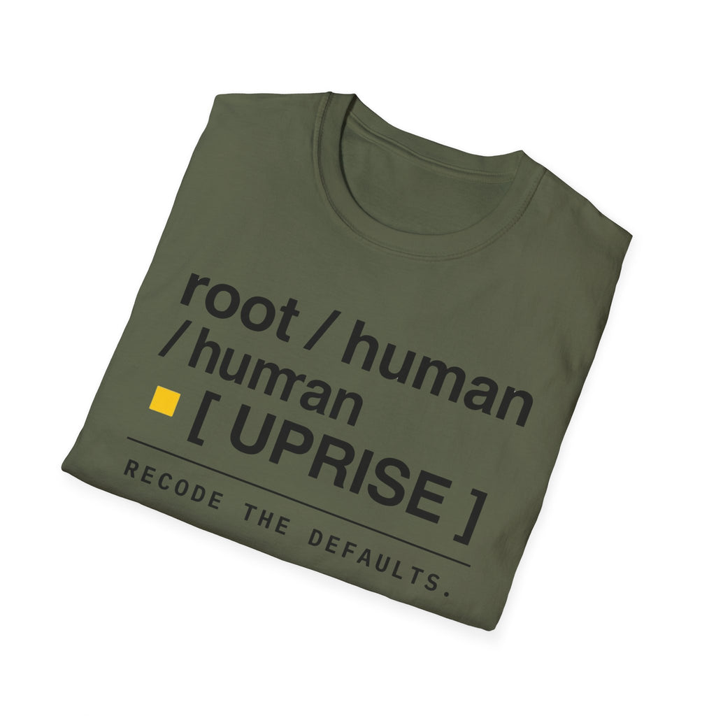 ROOT HUMAN UPRISE - Recode the Defaults T-Shirt
