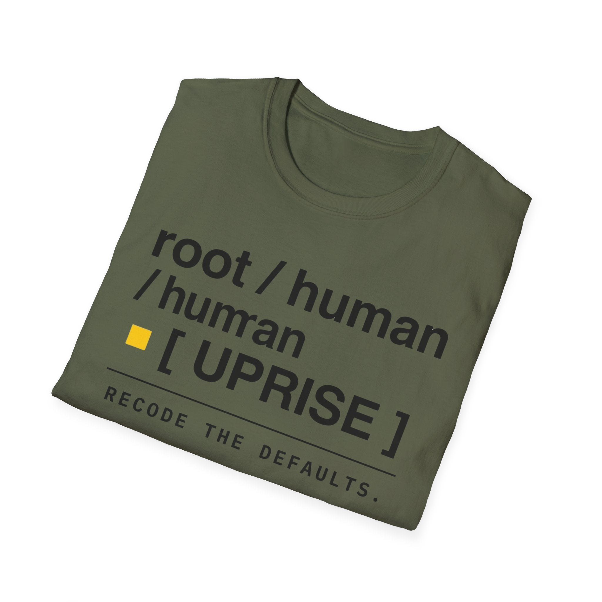 ROOT HUMAN UPRISE - Recode the Defaults T-Shirt