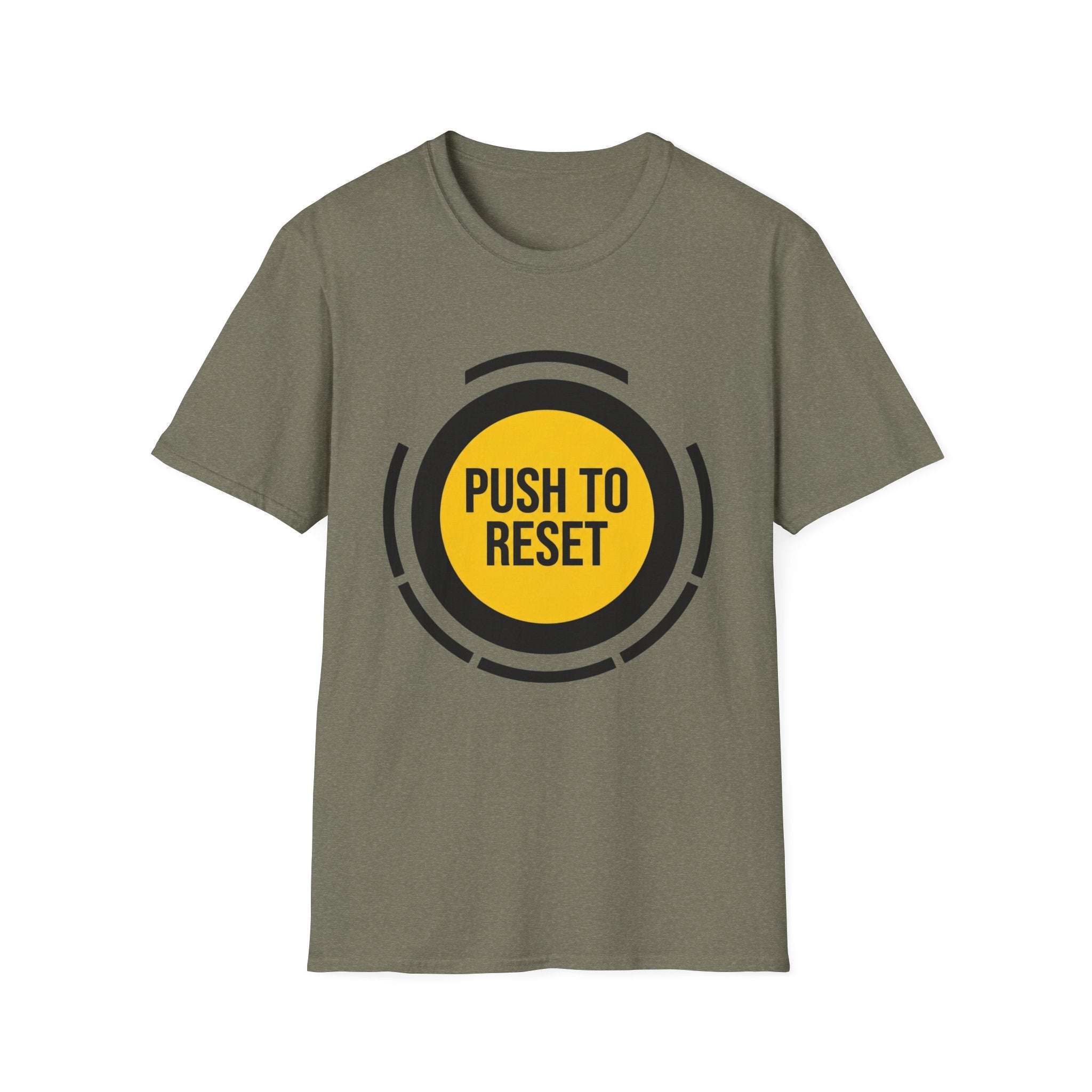 PUSH TO RESET - Control Button T-Shirt