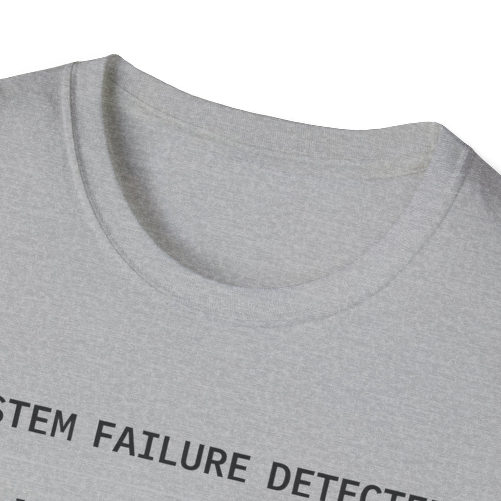 SYSTEM FAILURE DETECTED - Installing Growth T-Shirt