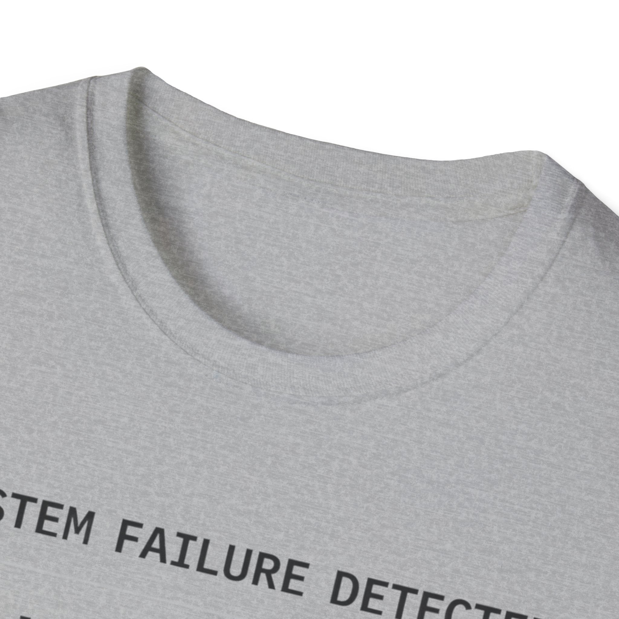 SYSTEM FAILURE DETECTED - Installing Growth T-Shirt
