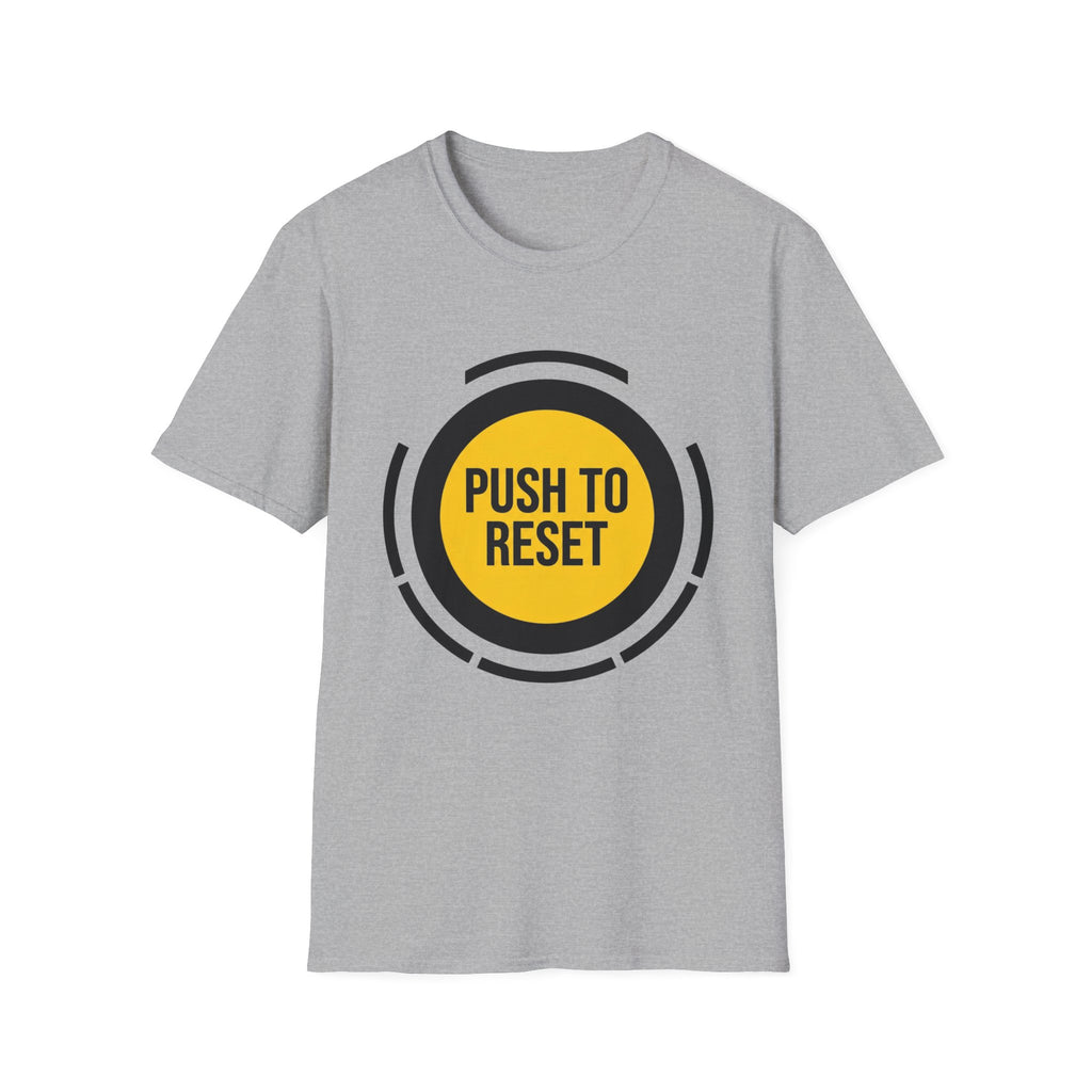 PUSH TO RESET - Control Button T-Shirt