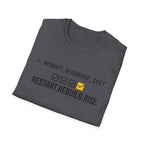 Restart. Rebuild. Rise. T-Shirt