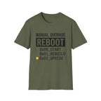 MANUAL OVERRIDE - Reboot T-Shirt