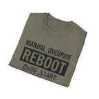 MANUAL OVERRIDE - Reboot T-Shirt