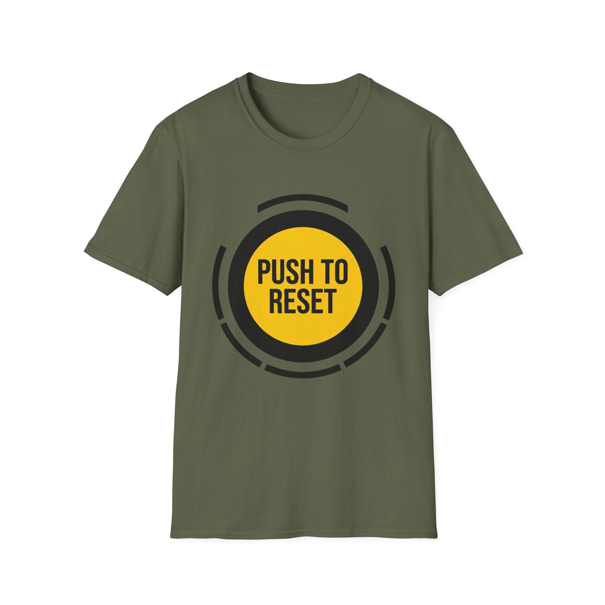 PUSH TO RESET - Control Button T-Shirt